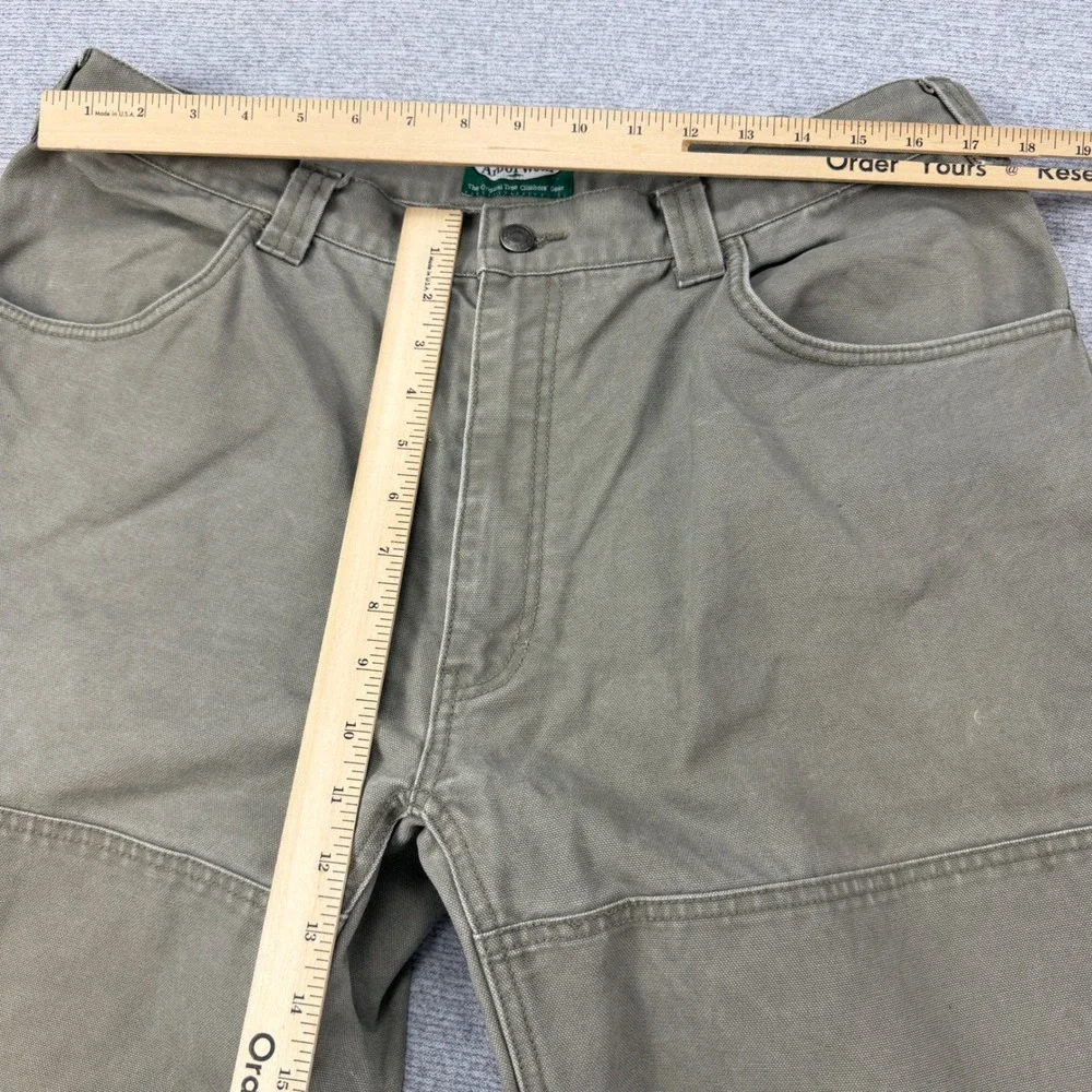 Arborwear Original Tree Climbers Gear Pants Mens 38x32 Green  Canvas Work Dist - Picture 4 of 16